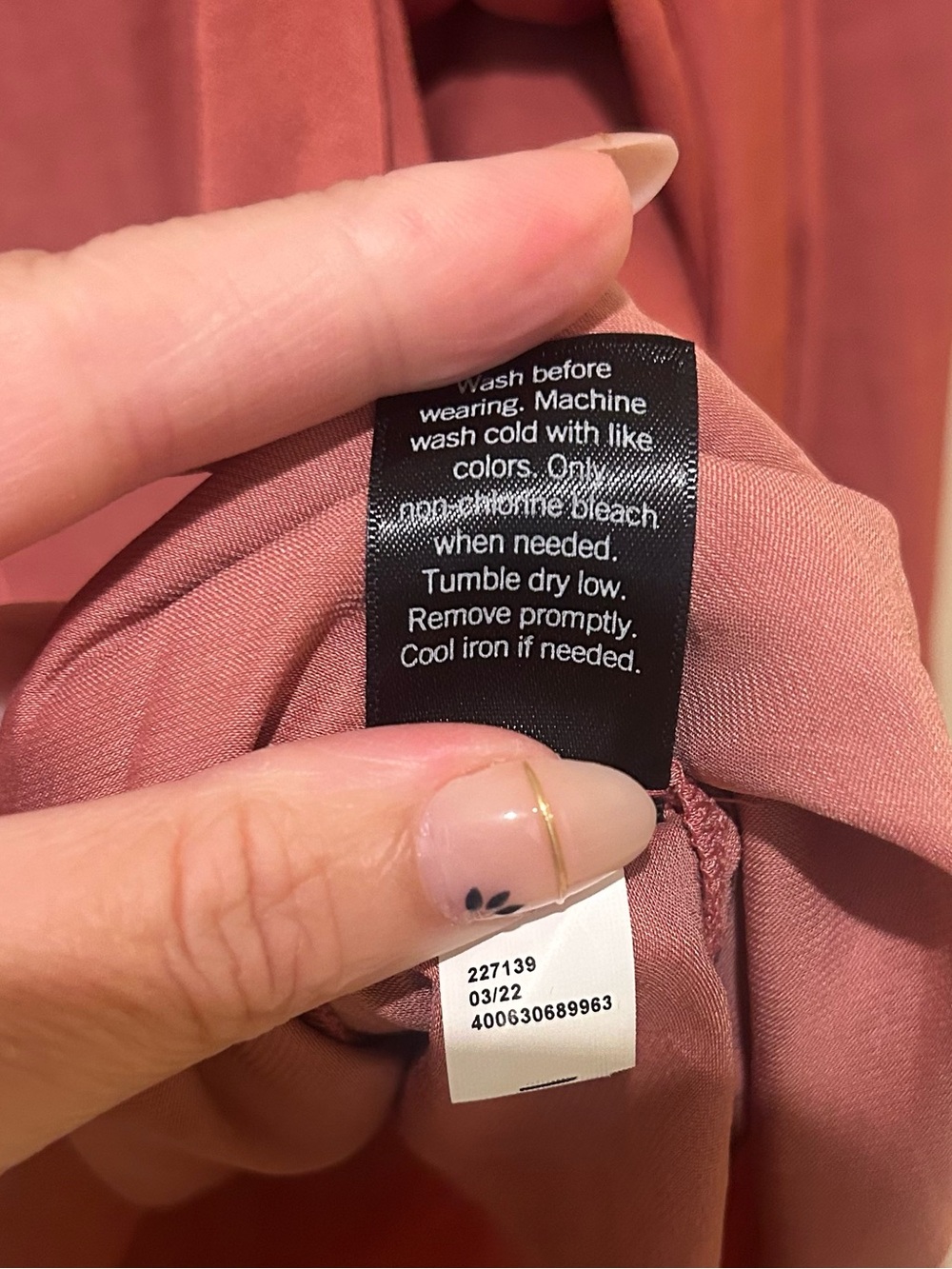 Simply Vera by Vera Wang Dusty Rose V-Neck Blouse Boho Like New Size XXL - Picture 3 of 6